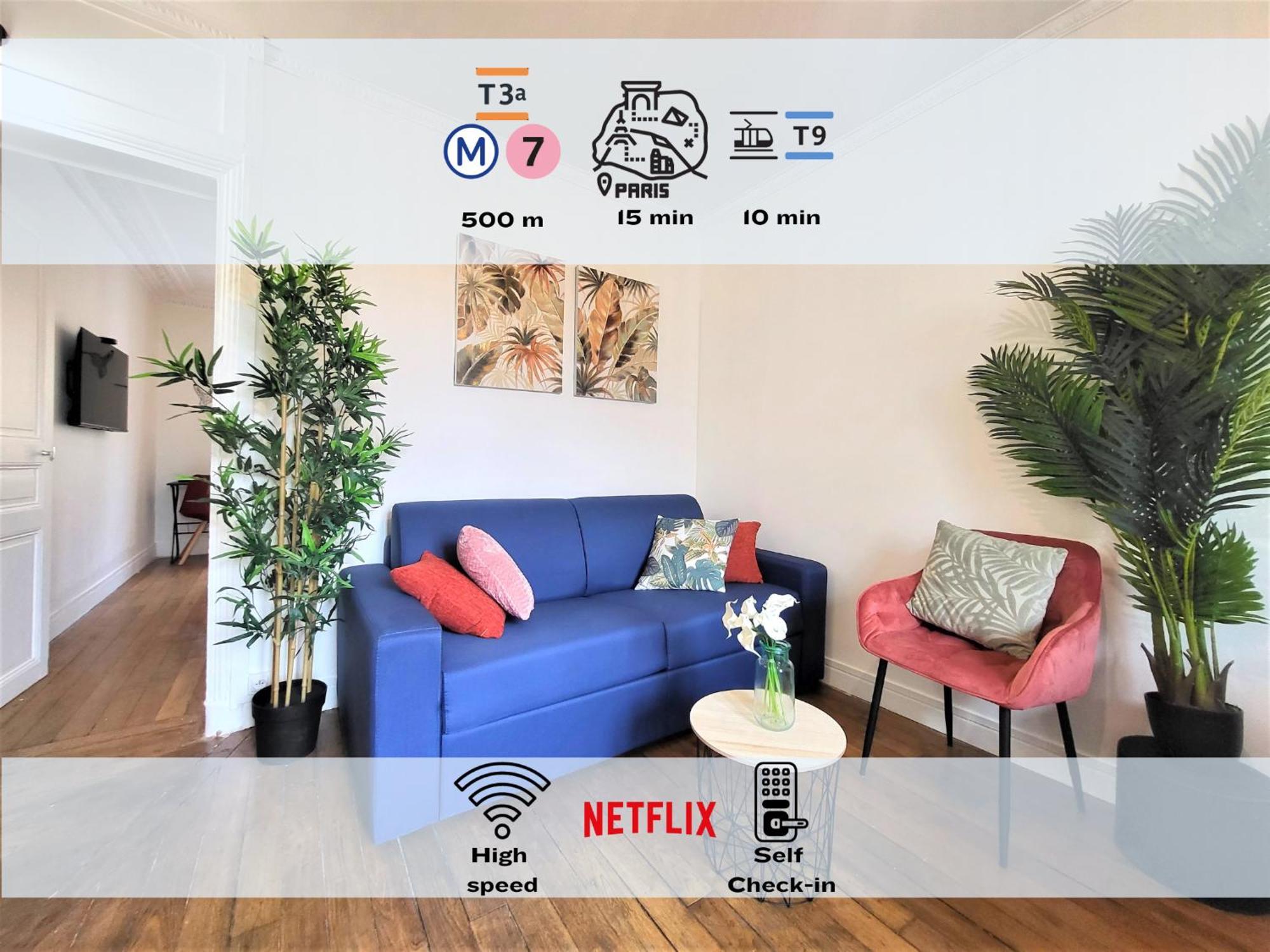 L'Oasis - Charmant Appartement Metro Porte D'Italie Le Kremlin-Bicetre Ngoại thất bức ảnh