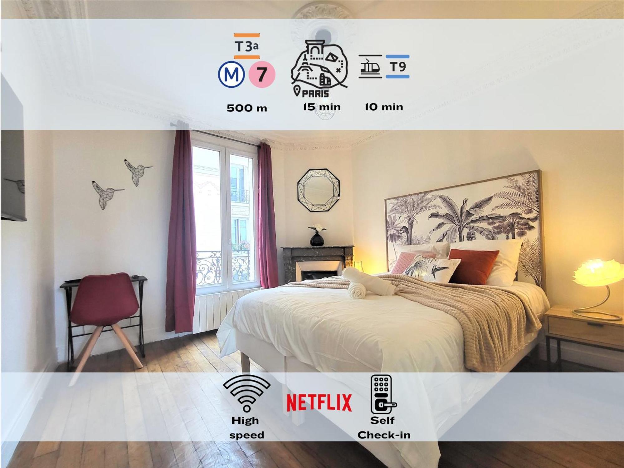 L'Oasis - Charmant Appartement Metro Porte D'Italie Le Kremlin-Bicetre Ngoại thất bức ảnh